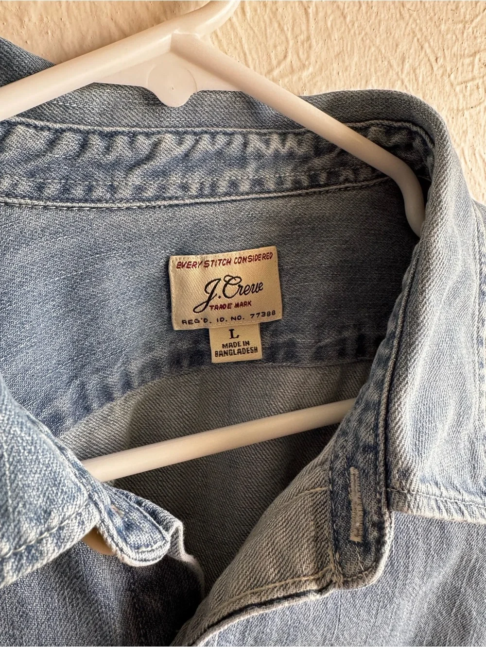 J Crew denim work shirt